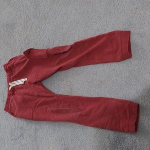 Track pants for ages 9-10, color- maroon